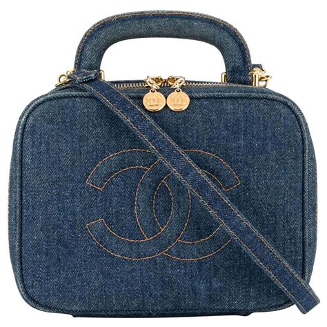 chanel denim bag black|chanel denim crossbody bag.